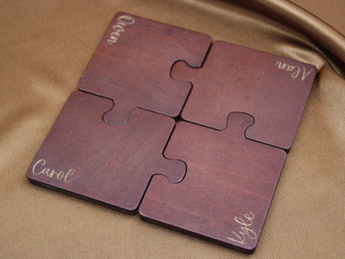 Personalised engraved set - set, of