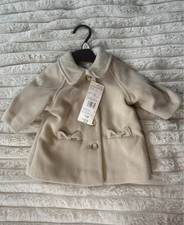 Baby Girls Beige Coat Up To 3m