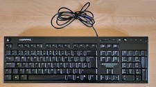 COMPAQ wired keyboard QWERTY Model 5137 Black with volume control