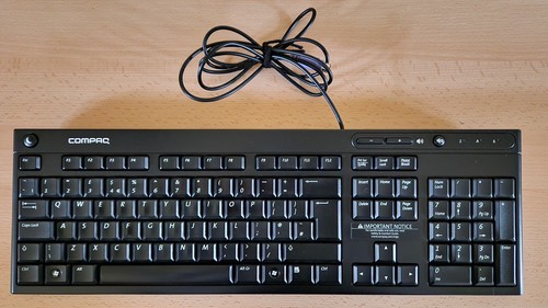 Compaq wired keyboard qwerty - wired,