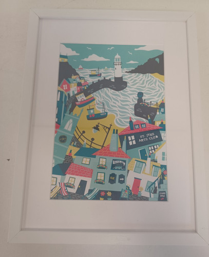 Ives cornwall framed art - st,