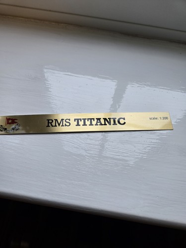 Brass plaque rms - plaque,