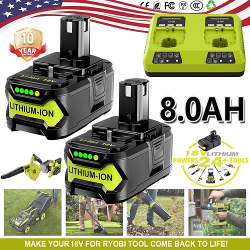 0ah for ryobi - 1-4x, 8.0ah