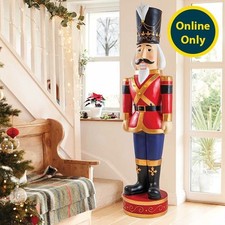 Christmas LED Nutcracker Soldier 5Ft 3 Tall Life Size Covered Outdoor Indoor