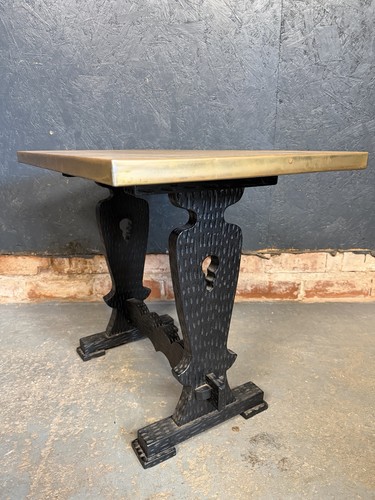 Brass top coffee table - coffee,