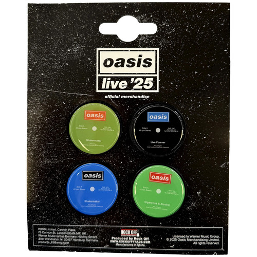 Oasis fridge magnet set - magnet,