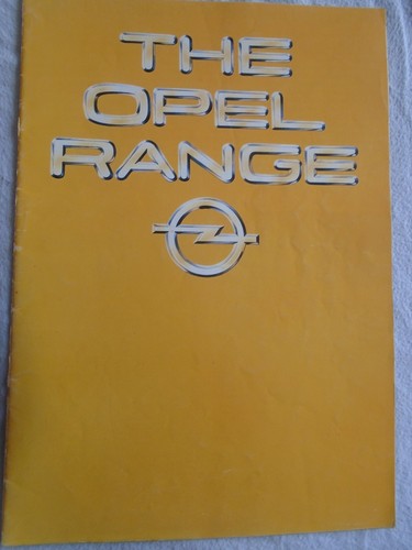 Opel range brochure - , apr
