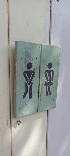 Toilet rustic vintage style - toilet,