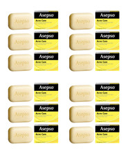 Asepso SULPHUR Plus Salicyclic Acid for Acne Prone Skin 80 gr Soap-Pack of 12