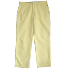 Ping F3D Golf Trousers Mens W36 L31 Yellow Zip Fly Stretch Outdoor
