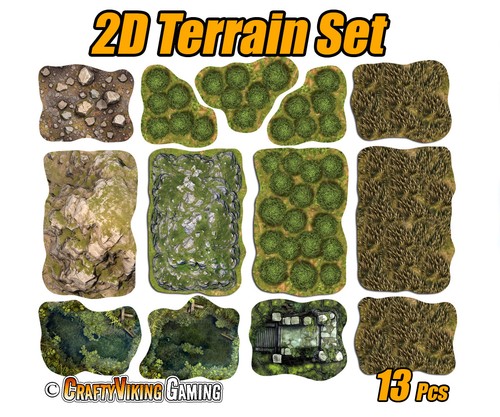 Terrain set pcs field - set,
