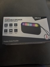 Akai Grey Portable Speaker
