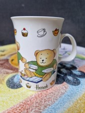 Mug By Harrod's Knightsbridge Teddy Bears cupcake Bone China Coffee Made In UK