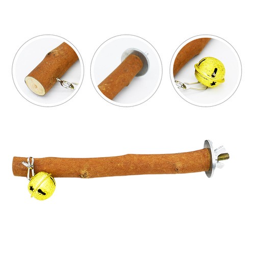 Natural wood bird perch - wood,