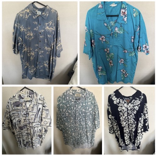 Mens hawaiian shirts bundle - shirts,
