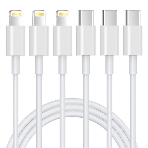 3pack usb to lightning - c,