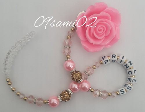 Personalised bling dummy clip - personalised,