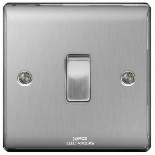 Brushed steel chrome switches - steel,