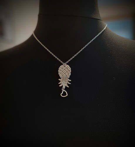 Upside down pineapple - upside, pendant
