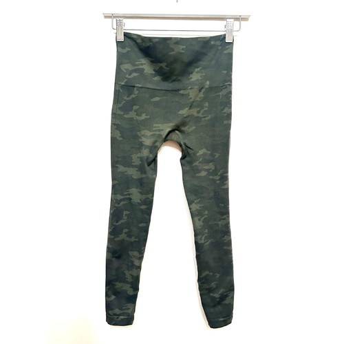 Spanx camo leggings green - camo, xs