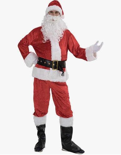 7pcs santa claus costume - santa,