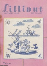 LILLIPUT MAGAZINE. NOVEMBER 1945. VOL.17 NO.5 ISSUE NO.101. MONTAGUE SUMMERS ART