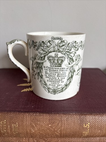 Doulton burslem green transfer - doulton,