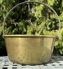 Antique Brass and Iron Jam Pan