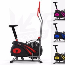 2-IN-1 Elliptical Cross Trainer And Exercise Bike Cardio Workout Machine