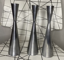 Stainless steel candlesticks -