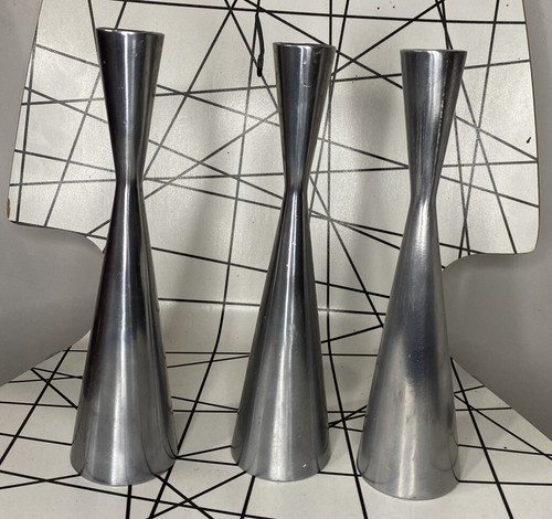 Stainless steel candlesticks - ,