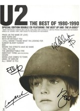 U2 BONO  RARE FULLY SIGNED
