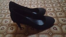 womens wide fit black shoes size 4 from Primark