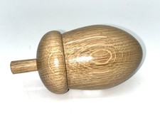 Large ornamental wooden acorn