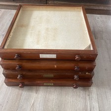 4 old Victorian cabinet draws Butterfly Specimen moth beetle Insect Entomology