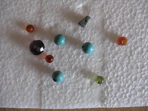 Fancy beads taken from old - fancy,