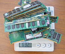 Approx 630g Scrap Ram chips - Gold/Precious metals Recovery
