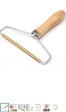 DAZISEN Portable Lint Remover - Double Sided Copper Blades Carpet Scraper Pet...