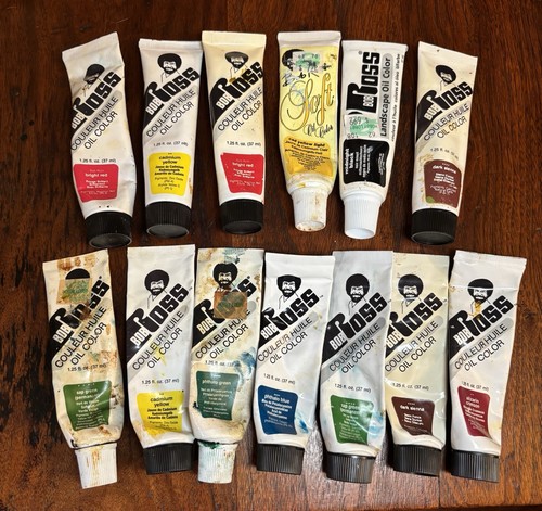 Bob ross oil paint lot - ross,