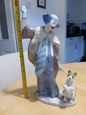 nao by lladro clown figurine