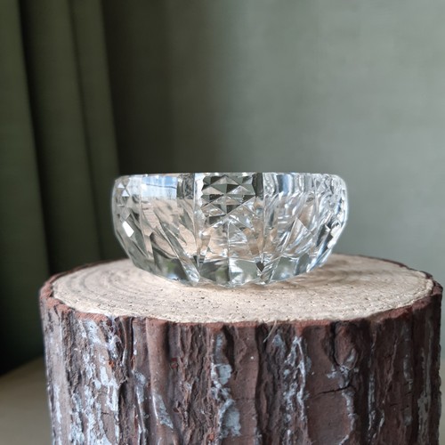 Crystal cut glass - cut, tea