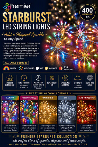 Premier christmas starburst - christmas,