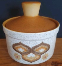 Vintage / Retro 70's Royal Worcester Palissy Kalabar Lidded Sugar Bowl