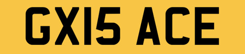 Number plate private - gx,