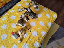 VINTAGE TIFFANY STYLE TULIP CEILING LIGHT