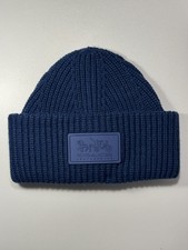 Coach Beanie. True Blue. One Size. Clearance