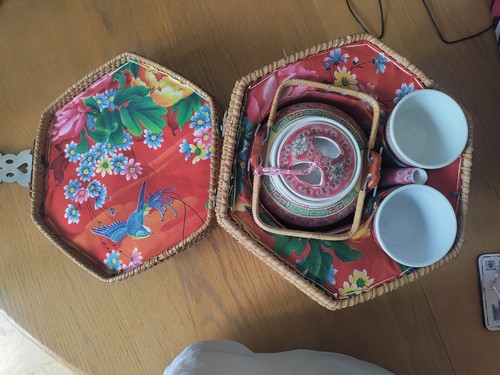 Vintage chinese tea pot - vintage, and