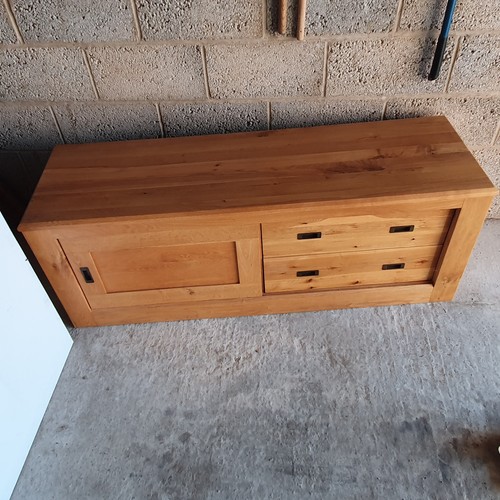 Next oak stand - tv, cabinet