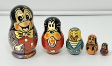 Vintage Signed Disney Wood