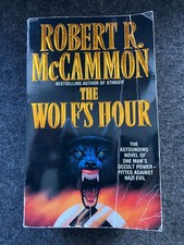 Robert R. McCammon: The Wolf's Hour 1989 Grafton  Paperback